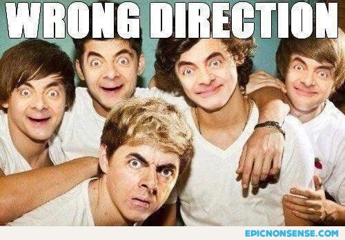 One Direction and Mr. Bean