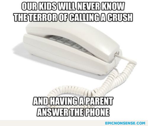 A Parent Answering The Phone
