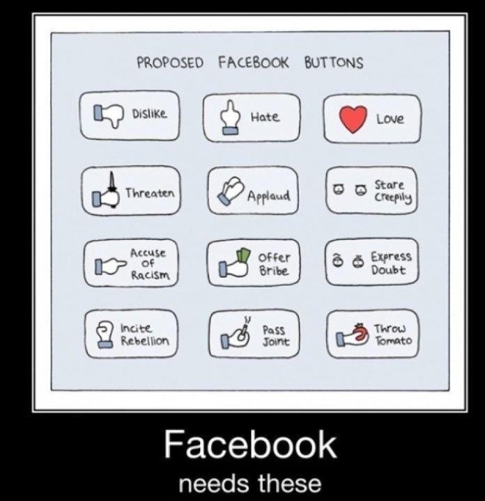 New Facebook Buttons