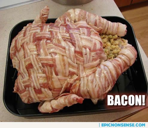 Bacon Wrapped Turkey