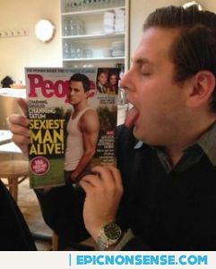 Jonah Hill Licking Channing Tatum