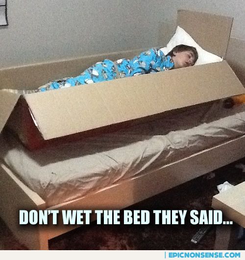 Kid Sleeping in Box