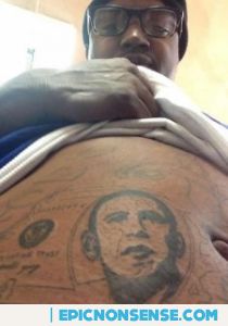 Lil Scrappy Obama Tattoo