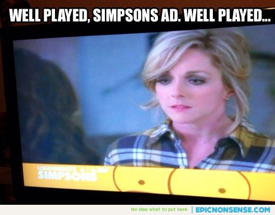 Simpsons Boob Ad