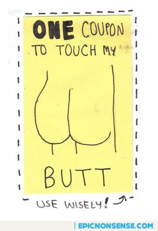 Touch My Butt Coupon