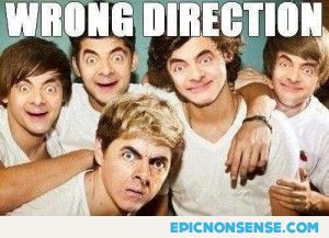 One Direction and Mr. Bean