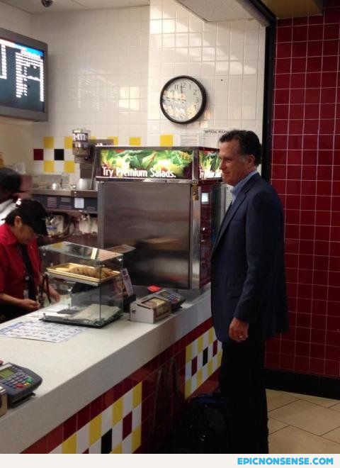 Romney-at-fast-food-restaurant