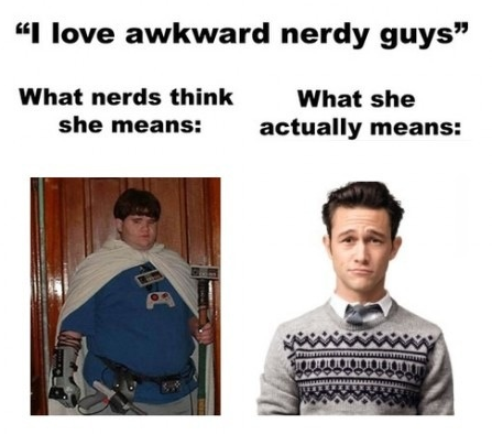 "Awkward nerdy guys"
