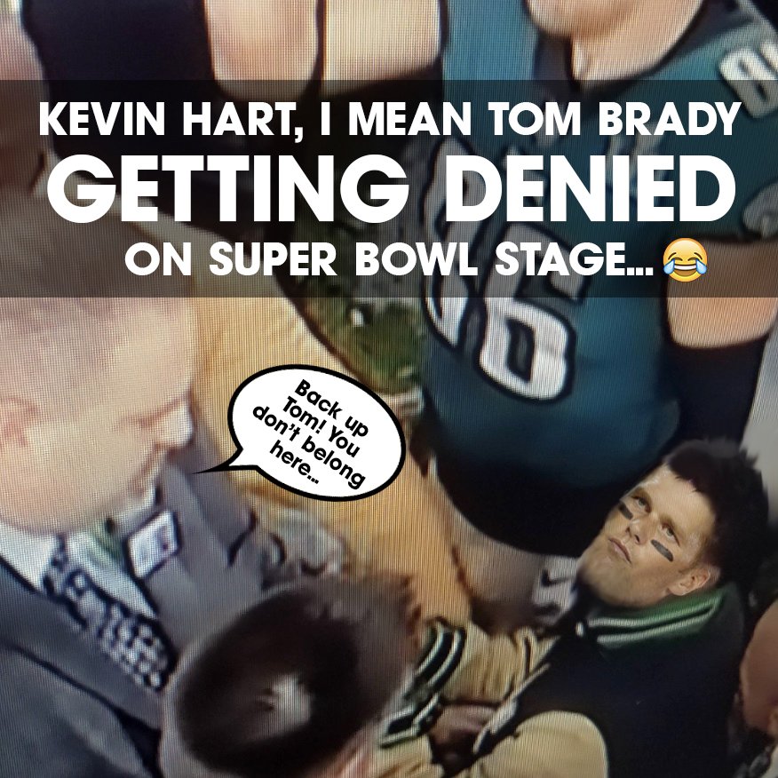 Kevin Hart denied on Super Bowl Stage Tom Brady